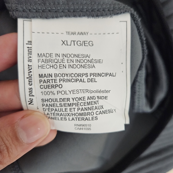 Under Armour 1/4 Zip Ribbed Pullover Men's Size XL Gray Black Trim Coldgear - Picture 7 of 10